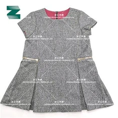 Dress Dekorazzjoni Bil Zipper Għat-Tfal